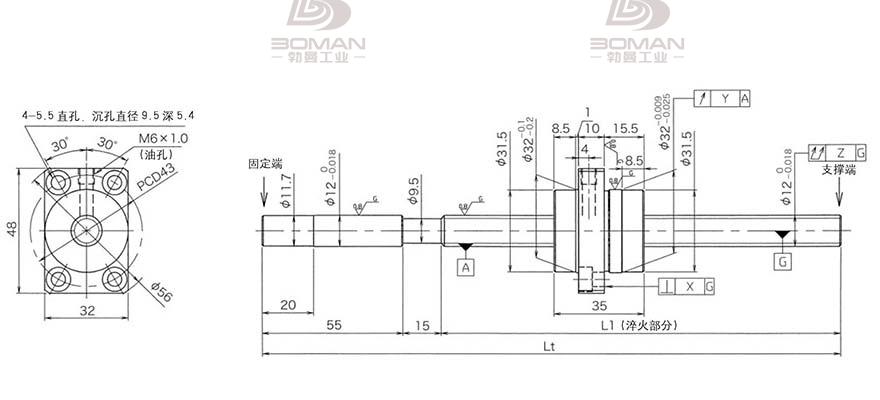 KURODA HG1230QS-BEZR-0500A 黑田精工的滚珠丝杠是什么