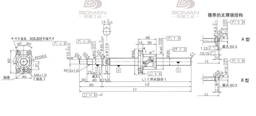 KURODA GP2005DS-BALR-1005B-C3S 网上卖的黑田丝杆是真是假