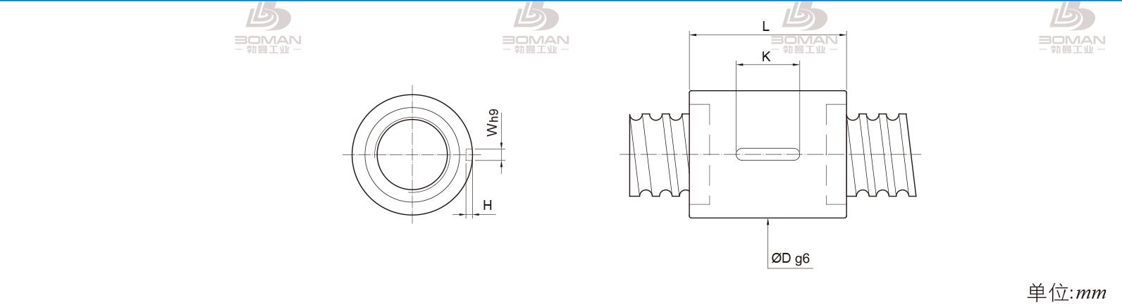PMI RSIC8010-4 PMI TBI研磨级滚珠丝杆